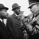 Martin Luther King Jr., Ralph Abernathy and Laurie Pritchett