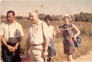 Slater King, Bob Swann, Marion King and Fay Bennett in Israel