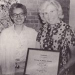 Pauli Murray (board member of National Sharecroppers Fund) and Fay Bennett (Executive Director)