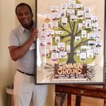 2019: Tony Pickett with NCI Anniversary Poster